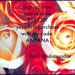 Sign up to Poshmark and receive 15.00 off your first purchase! Use code:…
